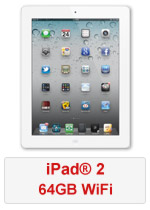 iPad® 2 64GB WiFi - White (Refurbished by EB Games) (preowned)