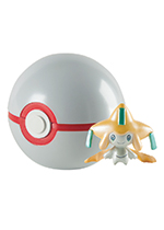 Pokemon - Jirachi & Premier Ball Clip N Carry Mythical Poke Ball Set