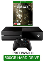 500GB Xbox One Console (Refurbished by EB Games) + 1 Game (preowned)