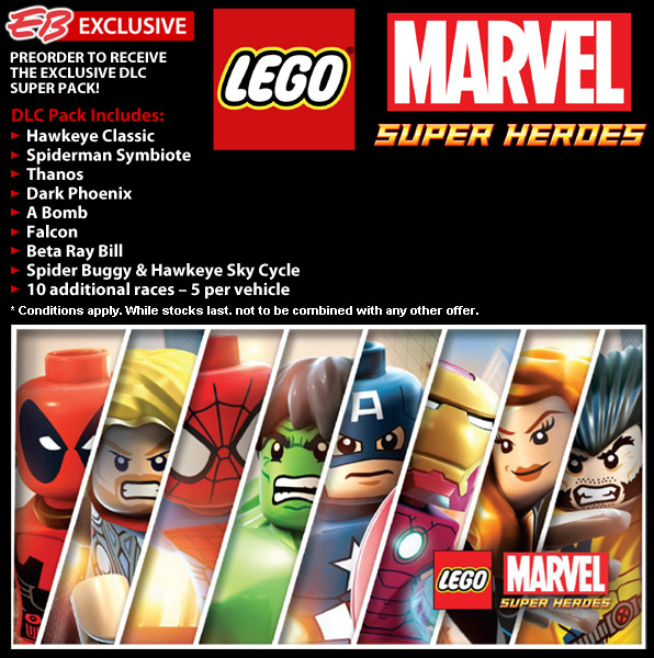 Lego marvel deals gamestop